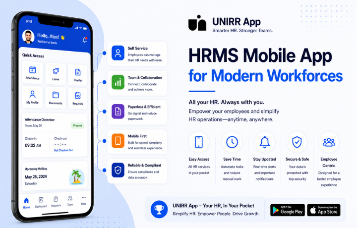 HRMS Mobile App for Modern Workforces
